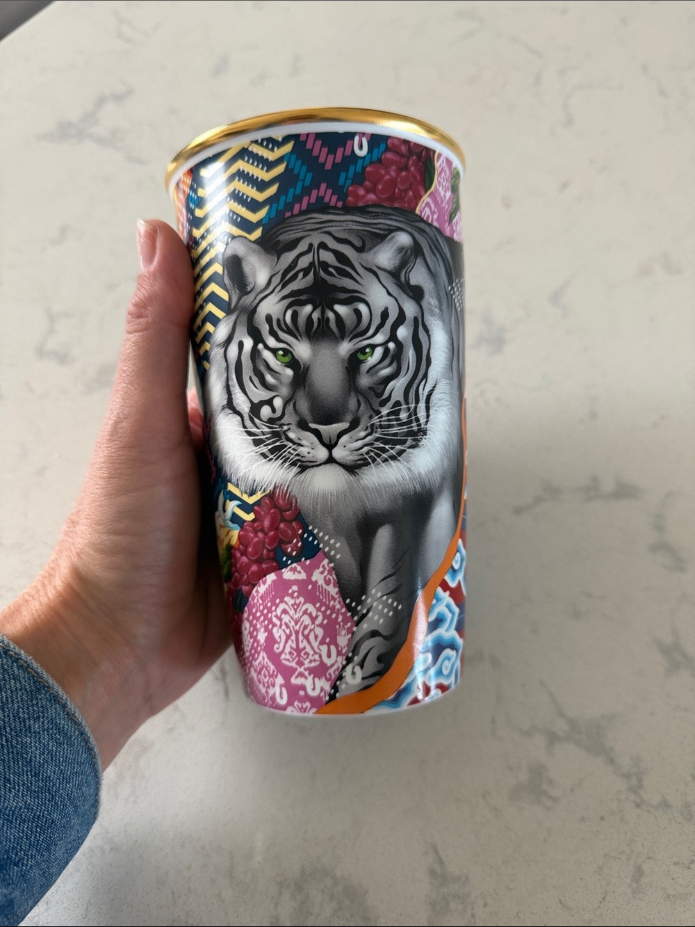 Starbucks x Tristan Eaton Tiger Ceramic Coffee Tumbler